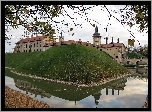 Nieśwież, Zamek, Radziwiłłów, Wały, Fosa, Most