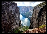 Norwegia, Fiord Lysefjord, Kjerag, Góry