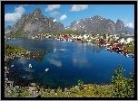 Norwegia, Archipelag, Lofoty, Miejscowość, Reine