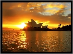 Australia, Sydney, Sydney Opera House, Zachód Słońca