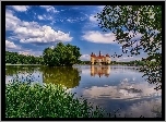 Pałac Moritzburg, Jezioro, Saksonia, Niemcy