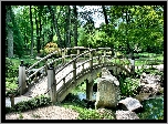 Park, Mostek, Kamienie, Rzeczka