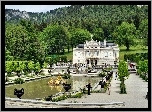 Park, Zamek, Linderhof, Niemcy