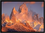 Park Narodowy Los Glaciares, Szczyt, Fitz Roy, Góry, Patagonia, Argentyna