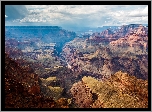 Park Narodowy Wielkiego Kanionu, Wielki Kanion Kolorado, Grand Canyon, Rzeka Kolorado, Góry, Arizona, Stany Zjednoczone