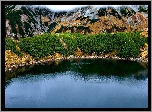 Góry Hida, Góra Mount Tate, Wzgórza, Jezioro Mikuri, Park Narodowy Chubu-Sangaku, Tateyama, Japonia
