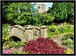 Park, Kamienny, Mostek, Zamek, Waddington, Anglia