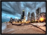 Domy, Plaża, Chicago
