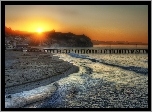 Plaża, Morze, San Louis, Obispo, Kalifornia