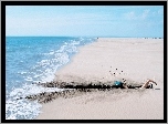 Pływak, Plaża, Morze