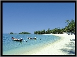 Plaża, Łodzie, Koh, Samui, Tajlandia
