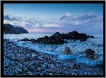 Plaża, Morze, Skała, Kamienie