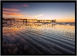 Stany Zjednoczone, Stan Kalifornia, San Diego, Molo, Morze, Plaża