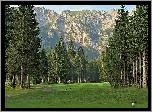 Góry, Pole, Golfowe, W Pertisau, Przebijające, Światło