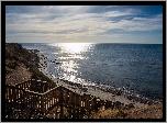 Schody, Plaża, Morze, Port Willunga, Adelaide, Australia