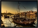 Portugalia, Łodzie, Port, Domy