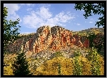 Armenia, Prowincja Wajoc Dzor, Czerwone, Skały, Góry
