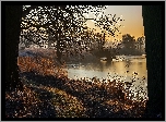 Rogaliński Park Krajobrazowy, Wschód słońca