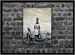 Mur, Rysunek, Plakat, Fotografia, Dzieci, Pola, Praca