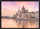 Parlament, Rzeka, Dunaj, Budapeszt, Węgry