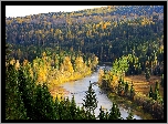 Las, Rzeka, Wzgórza