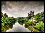 Rzeka, Las, Katedra, Limburg, Niemcy