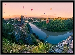 Most, Rzeka, Balony