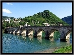 Rzeka, Most, Góra, Zabudowania, Hercegowina