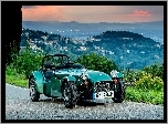 Samochód, Caterham, Seven, 160, Droga, Góry, Panorama, Miasta