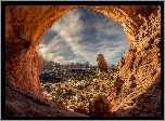 Stany Zjednoczone, Stan Utah, Park Narodowy Arches, Kanion, Skała