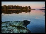 Skała, Jezioro, Vuoksa, Finlandia