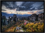 Skały Meteory, Grecja, Klasztor, Monastyr