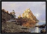 Jezioro, Skały, Kamienie