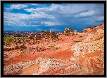 Stany Zjednoczone, Arizona, Pomnik Narodowy Vermilion Cliffs, Skały, Niebo