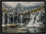 Szkocja, Skały, Wodospady Fairy Pools, Góry