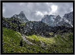 Góry, Alpy, Dolina, Szwajcaria