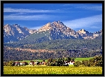 Tatry, Latem, Pola, Wioska