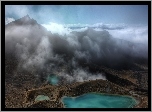 Park Narodowy Tongariro, Góry, Jeziora, Nowa Zelandia