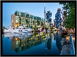 Toronto, Zdjęcie miasta, Port, Jacht, Rzeka