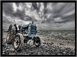 Stary, Traktor, Morze