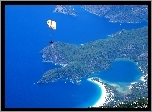 Turcja, Oludeniz, Laguna, Paralotniarz