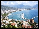 Antalya, Turcja, Wybrzeże, Z lotu ptaka, Zdjęcie miasta