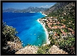 Turcja, Miasto, Oludeniz, Plaża, Morze