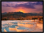 Turcja, Pamukkale, Górskie Baseny, Wody Termalne