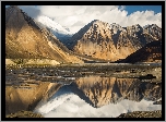 Chiny, Tybet, Jezioro Pangong Tso, Góry, Himalaje