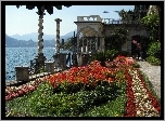 Varenna, Góry, Jezioro, Como, Park