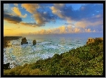 Kolumny Wapienne, Dwunastu Apostołów, Morze, Świt, Australia