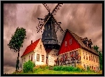 Dom, Wiatrak, Chmury