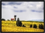 Wieża, Strażnica, Góry, Pola, Karkonosze, Czechy