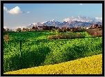 Wiosna, Pola, Góry, Włochy